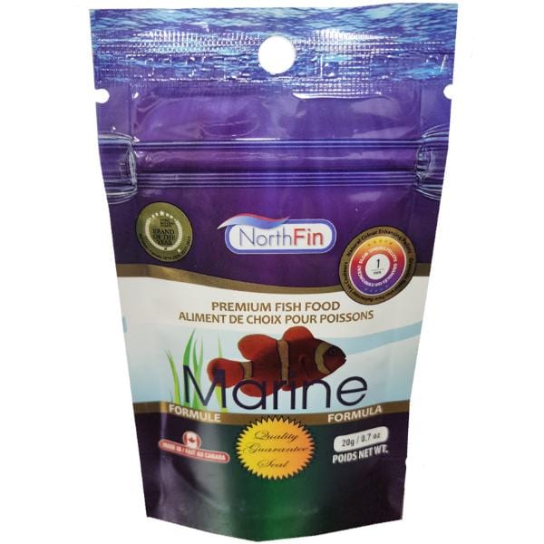 NorthFin Marine Formula Premium Fish Food - High Protein Pellets for Saltwater & Reef Aquarium Fish - Ideal for Clownfish, Tangs, Angelfish & Coral Nutrition
