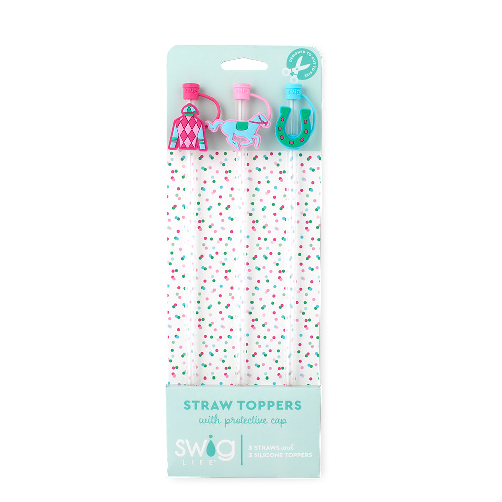 Go Baby Go Silicone Straw Topper Set - Reusable, BPA-Free, Leak-Proof - Perfect for Toddler Cups, Baby Bottles & Travel Mugs - Ideal for Home, School & On-the-Go Use