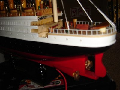 Titanic Wooden Model Cruise Ship 16