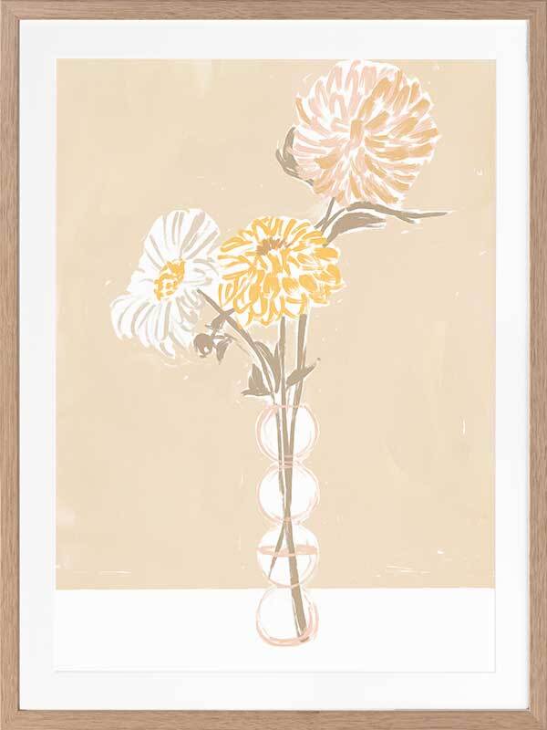 Bliss I Framed Art Print - Modern Wall Decor for Living Room, Bedroom & Office - Perfect for Home & Office Decoration