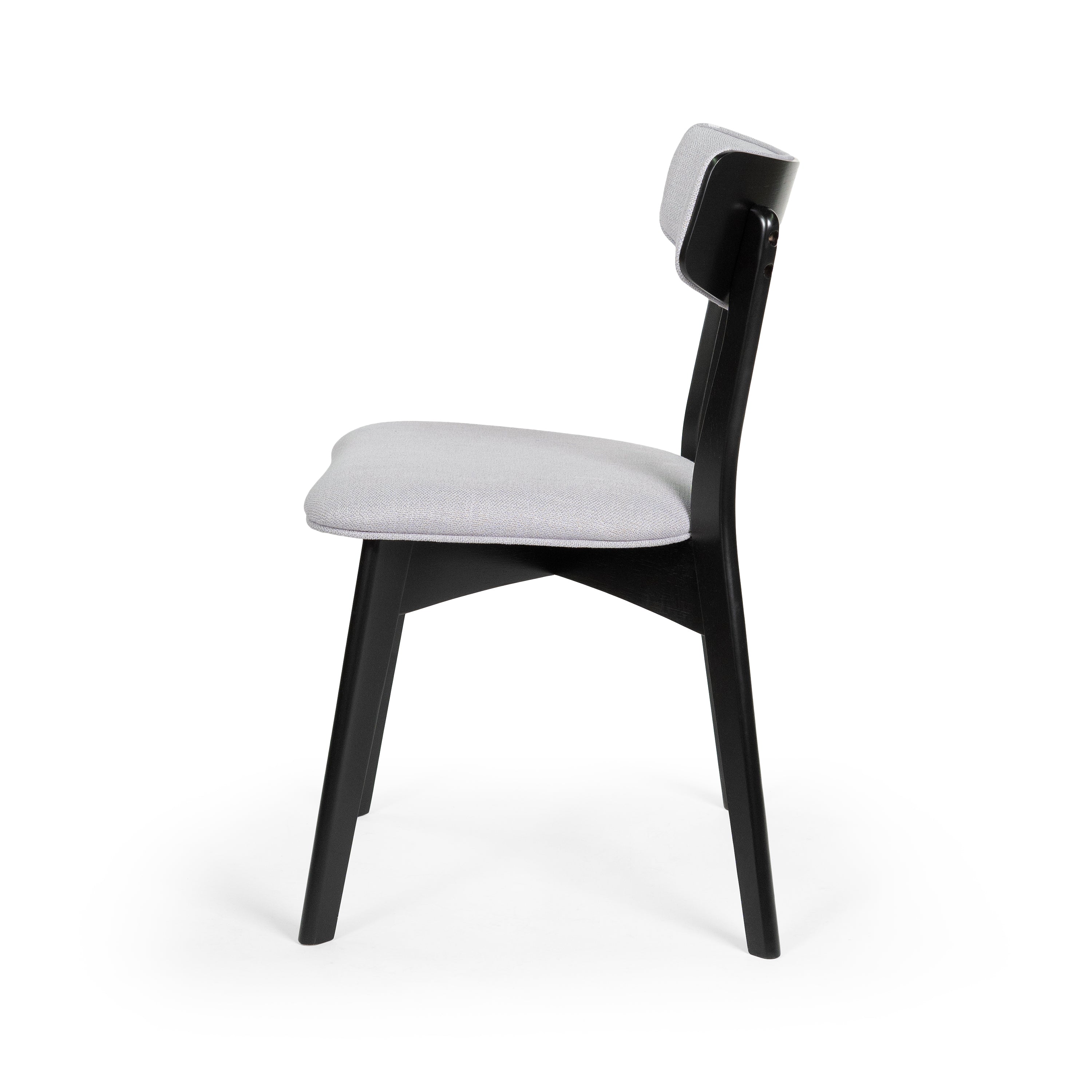 Modern Dining Chairs Set of 2 - Sturdy Wooden Kitchen Chairs with Padded Seats - Perfect for Dining Room, Kitchen, Breakfast Nook & Small Spaces