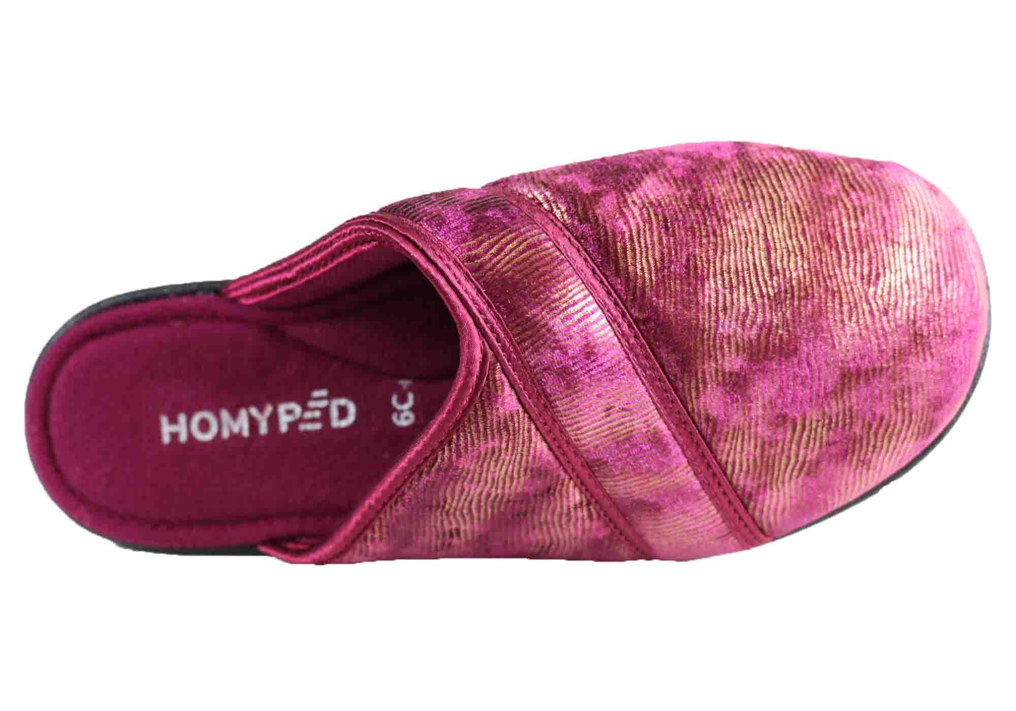 Homyped Higgins Women's Comfortable Open Back Slippers - Soft House Shoes for Indoor Relaxation, Spa & Lounge Wear