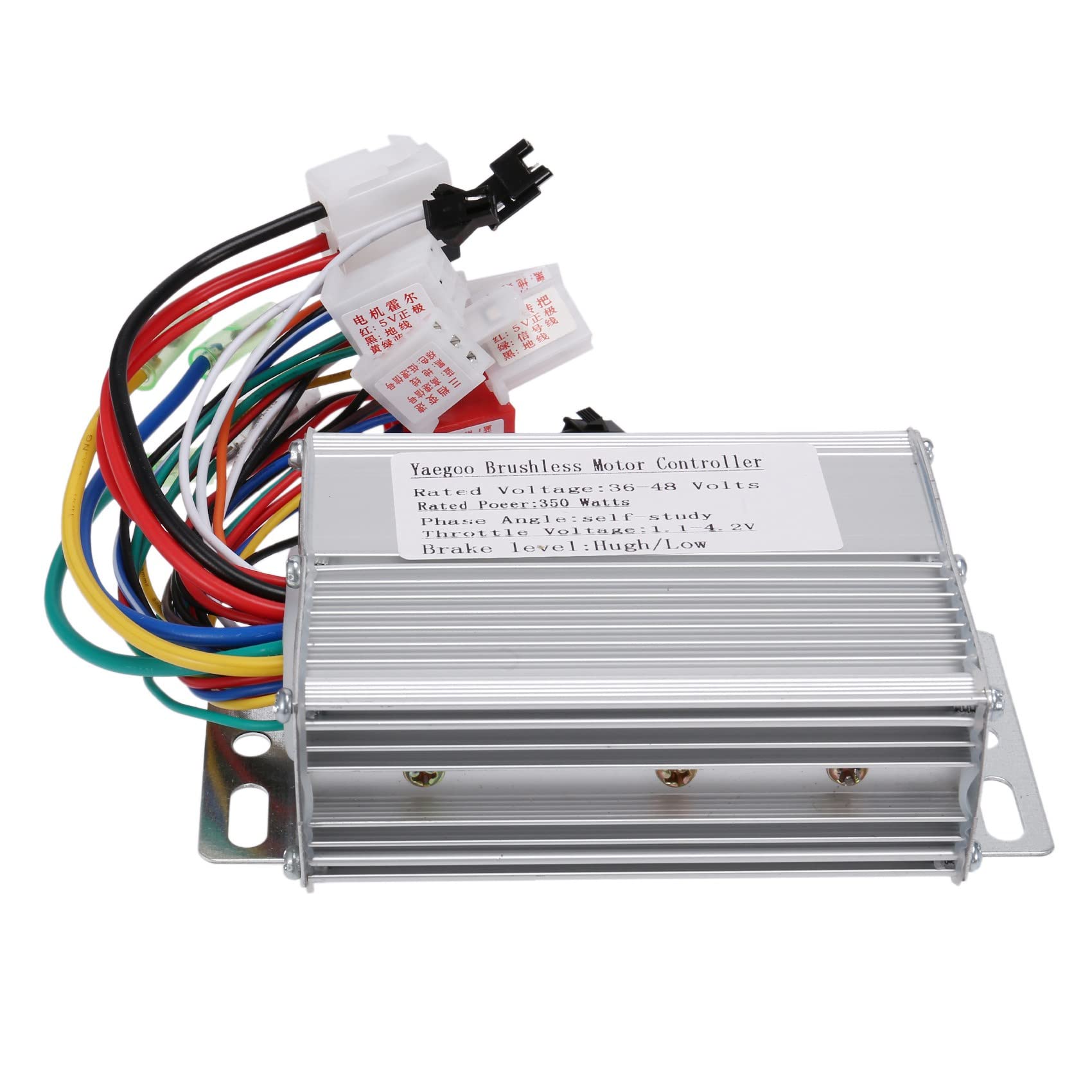 36V/48V 350W Brushless DC Motor Controller for Electric Bikes & E-Scooters - Waterproof & Durable E-Bike Accessory (White) - Perfect for Commuting, Off-Road & Urban Riding