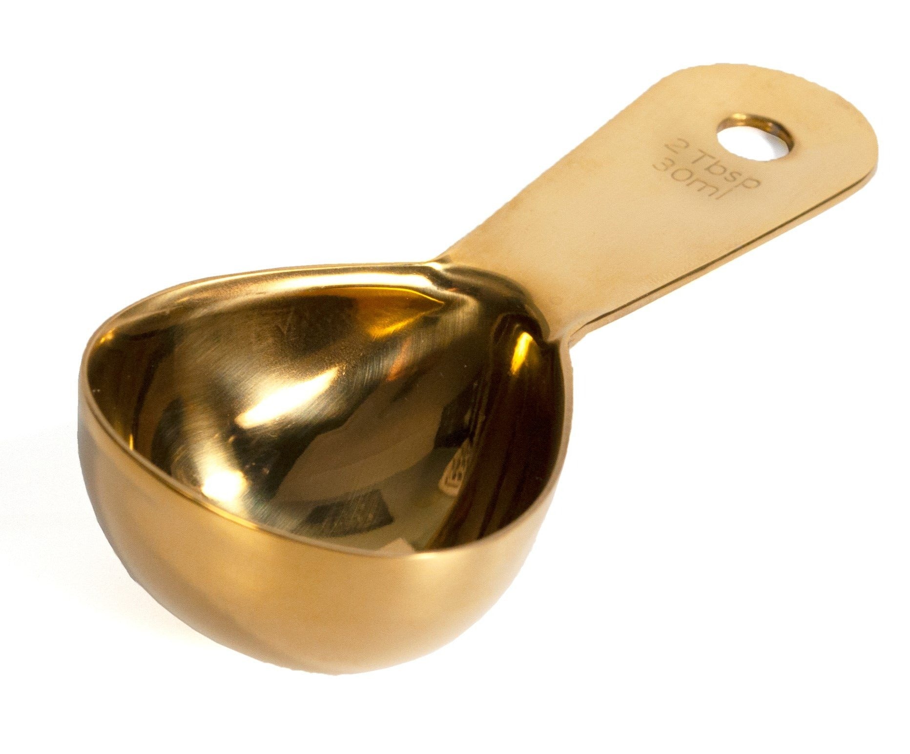 Maison Plus Gold Coffee Measuring Spoon - 2 Tbsp (30ml) - Perfect for Coffee, Baking, and Cooking Measurements