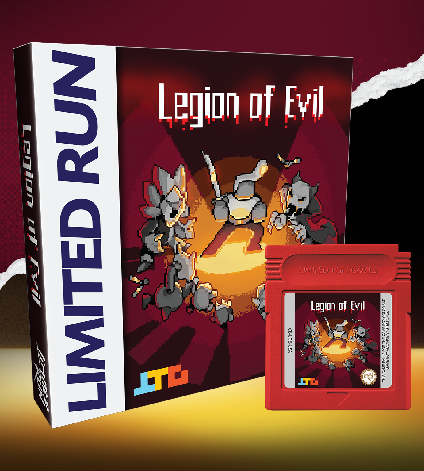 Legion of Evil Game Boy (GB) - Classic Retro Gaming for Collectors & Nostalgic Gamers - Perfect for Home Entertainment & Gaming Parties