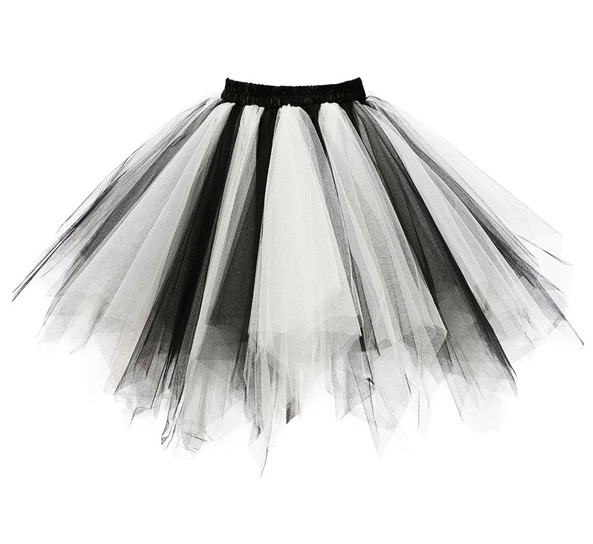 Vintage 1950s Short Tulle Petticoat - Ballet Bubble Tutu Skirt for Women | Retro Swing Dance Costume, Photo Shoot & Party Outfit