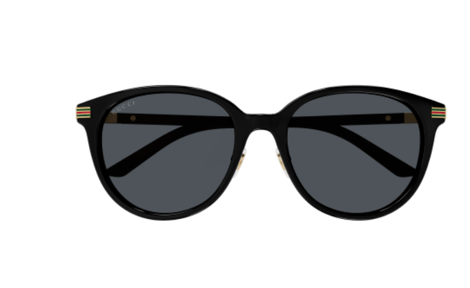 Gucci GG1452SK 001 Black/Grey Cat Eye Sunglasses for Women - Stylish UV Protection Shades for Outdoor, Beach & Driving