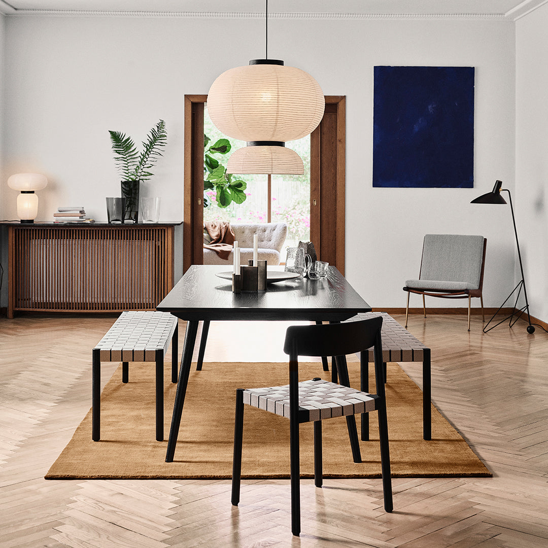 SK6 Modern Dining Table - 6-Seater Extendable Wooden Table for Kitchen & Dining Room - Perfect for Family Gatherings & Dinner Parties