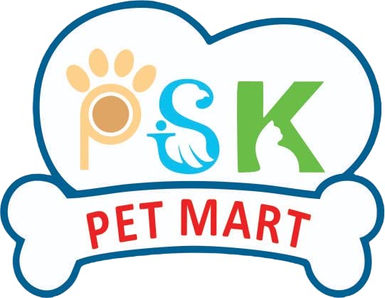 PSK PET MART Half Chain Dog Collar - 1.25 Inch Large Nylon Choker Collar with Stainless Steel for Medium to Large Dogs - Adjustable Pet Training Collar (Color May Vary) - Perfect for Walking, Training & Outdoor Activities