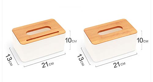 Modern Wooden Tissue Box Holder - Elegant Rectangle Design for Bathroom, Dining Table & Bedroom - Stylish Storage Organizer for Tissues & Napkins - Perfect for Home Décor & Gift Giving