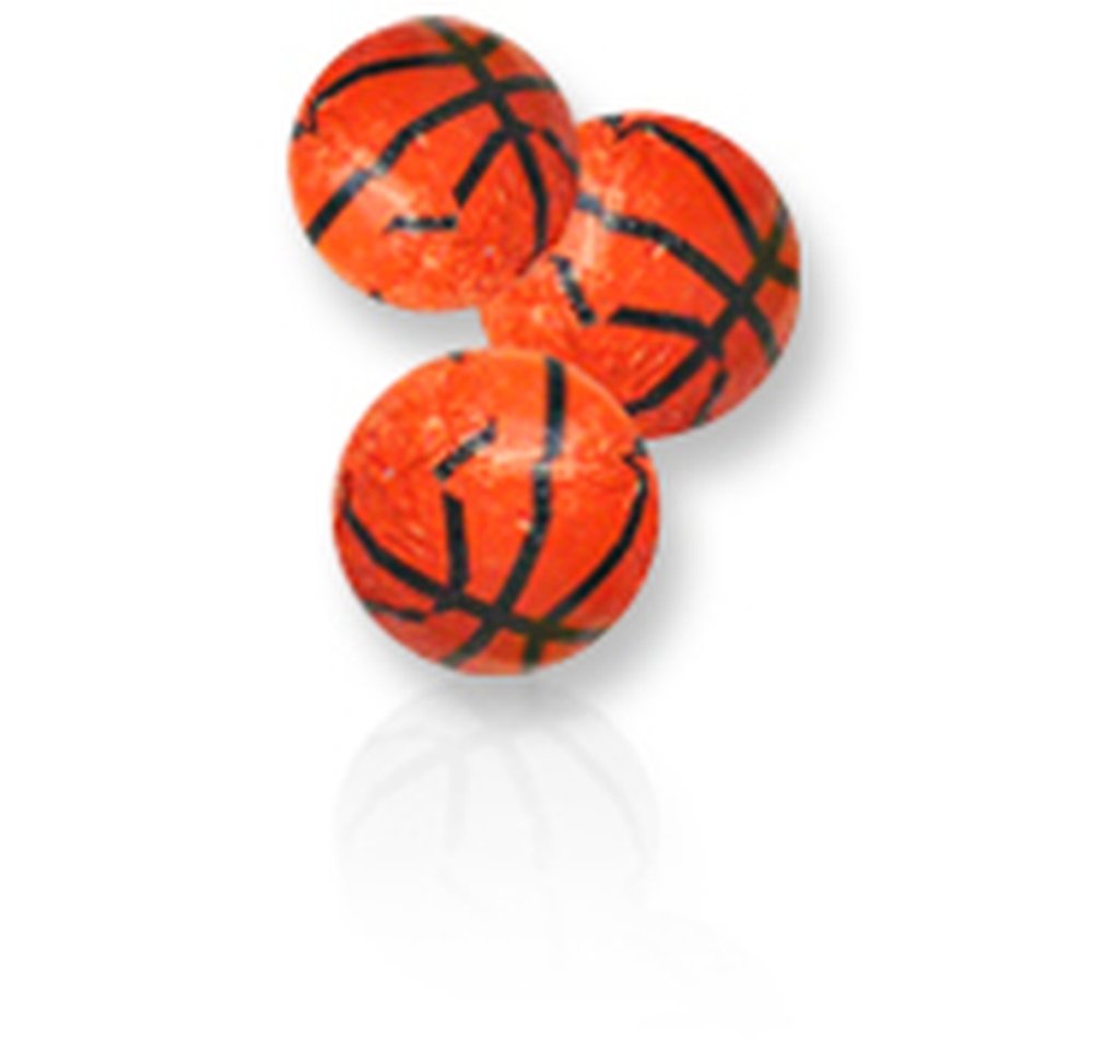 Premium Chocolate Basketballs - 8oz Foil Wrapped Candy for Parties & Gifts