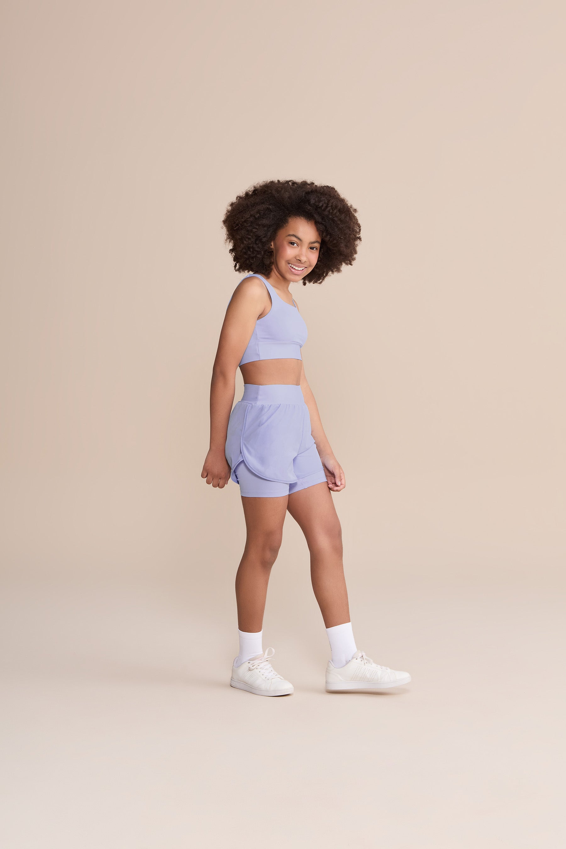 Move Sense® Kids Sports Bra for Girls - Breathable Comfort Support for Running, Yoga & Active Play - Perfect for School PE & Outdoor Activities