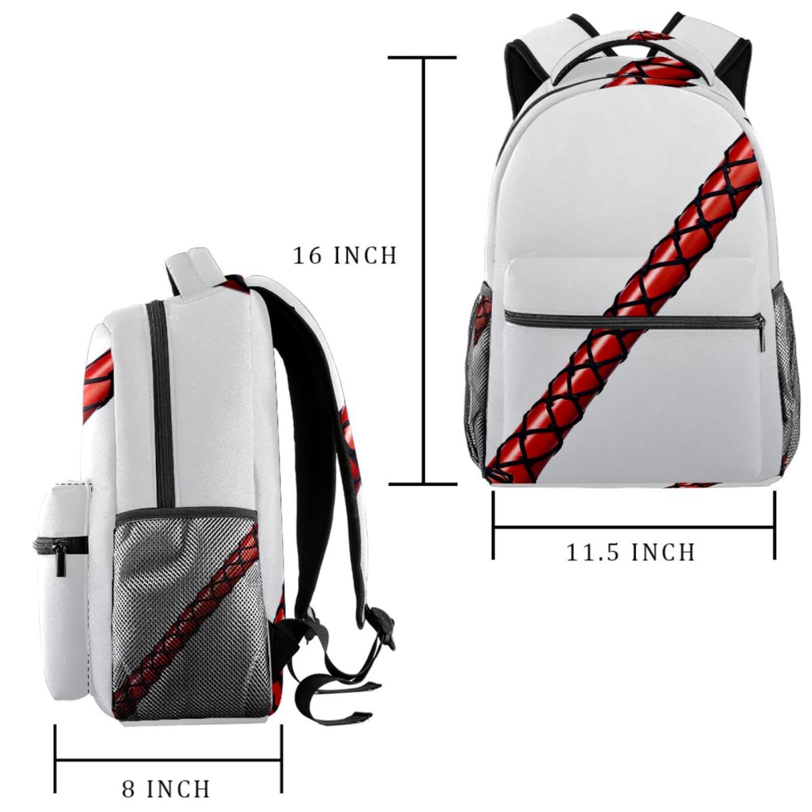 Best Travel Backpack for Men & Women - Durable Baseball Backpack for Hiking, Camping & Daily Commute