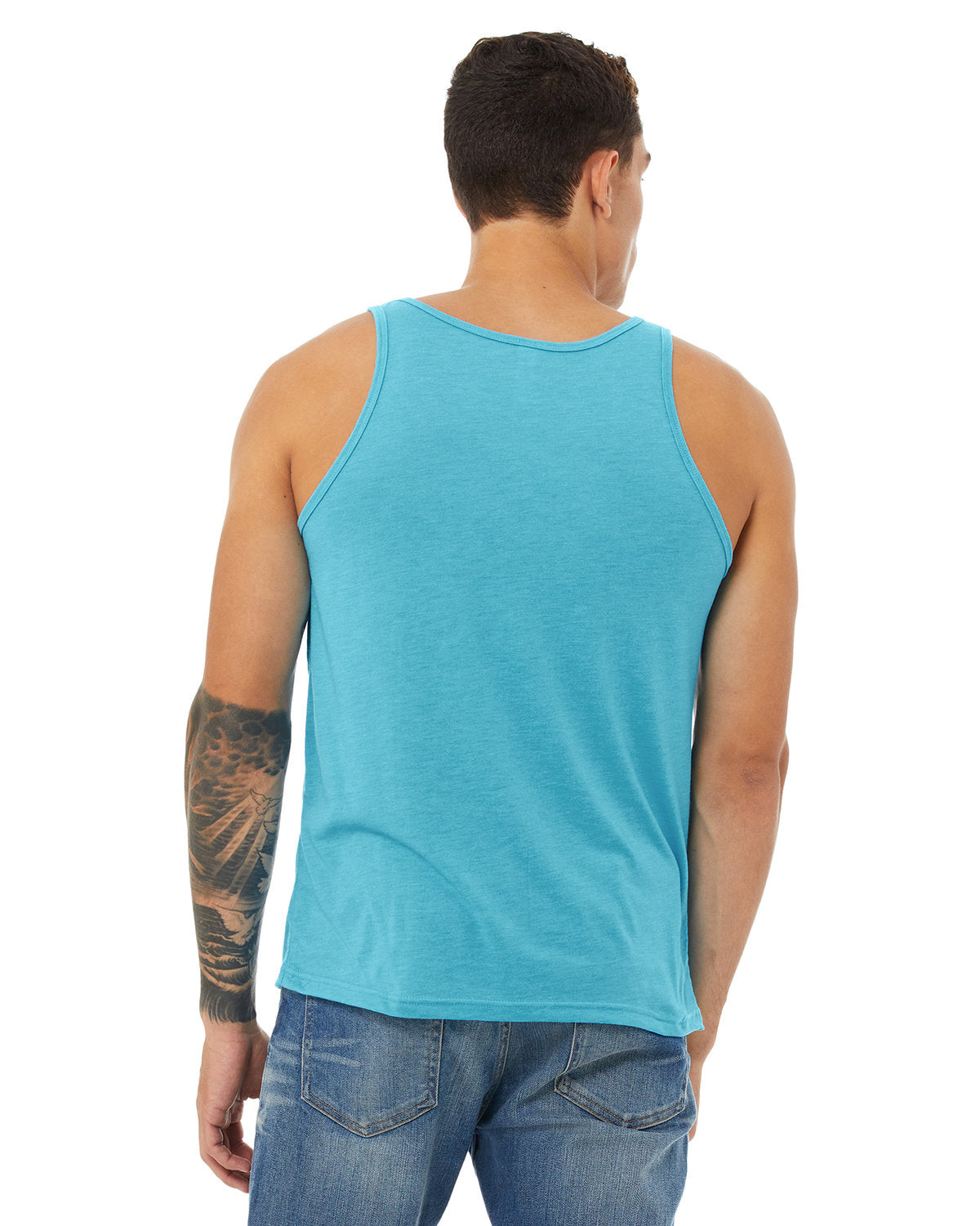 Bella + Canvas 3484 Unisex Triblend Tank Top - Soft Comfortable Muscle Tee for Men & Women - Perfect for Gym, Workout, Yoga & Summer Fashion