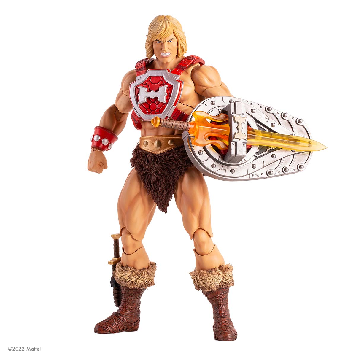 He-Man Deluxe 1/6 Scale Action Figure - Mondo Exclusive Timed Edition Collectible | Masters of the Universe Display Piece for Fans & Collectors