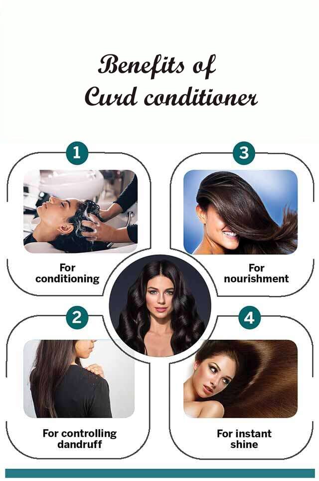 MET HERB Curd Protein Hair Conditioner - 200ml | Deep Moisturizing & Repair for Dry, Damaged Hair | Salon-Quality Treatment at Home