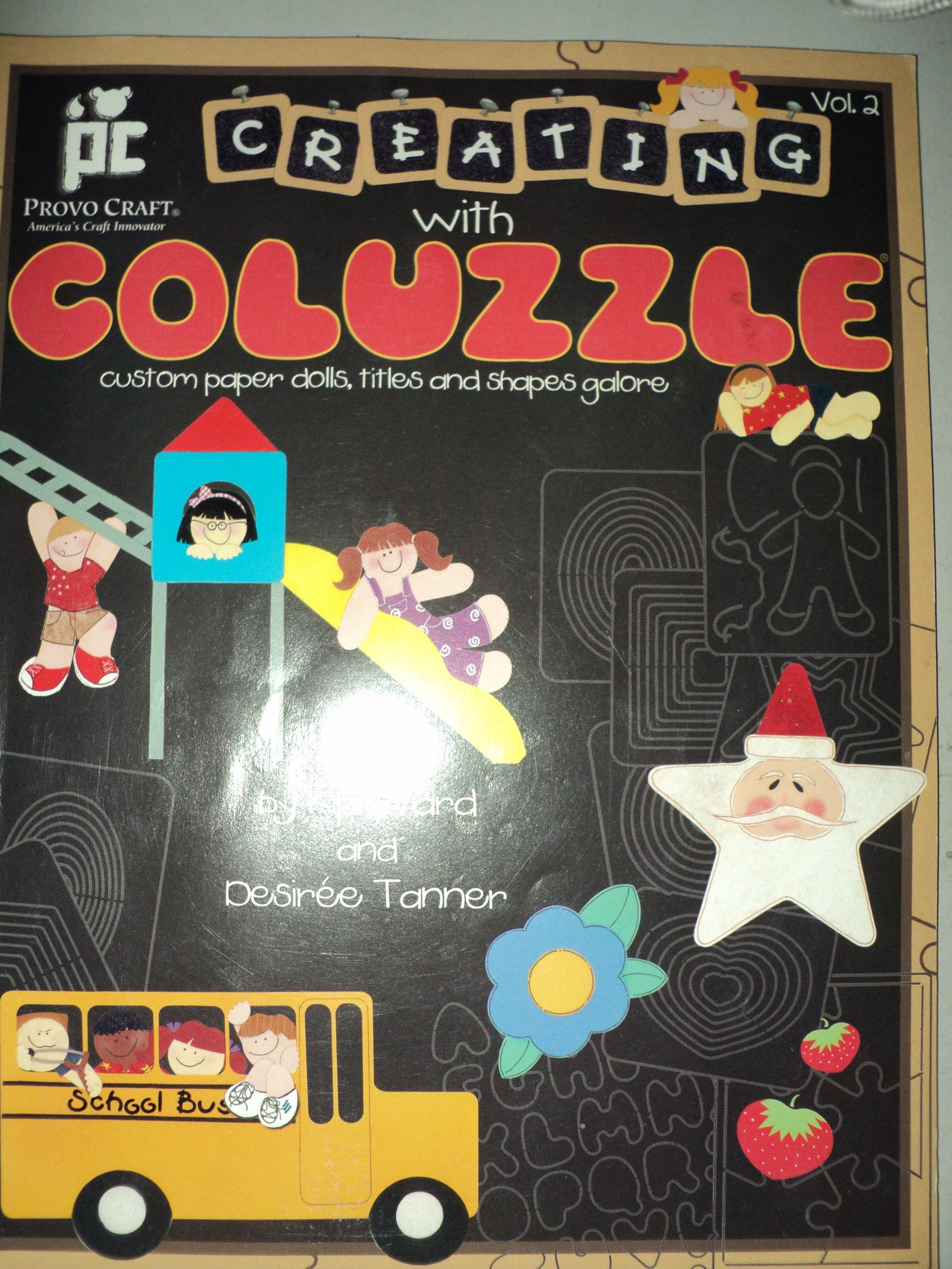 Coluzzle Custom Paper Dolls Kit - Creative Shapes & Titles for DIY Crafting, Scrapbooking & Kids' Art Projects