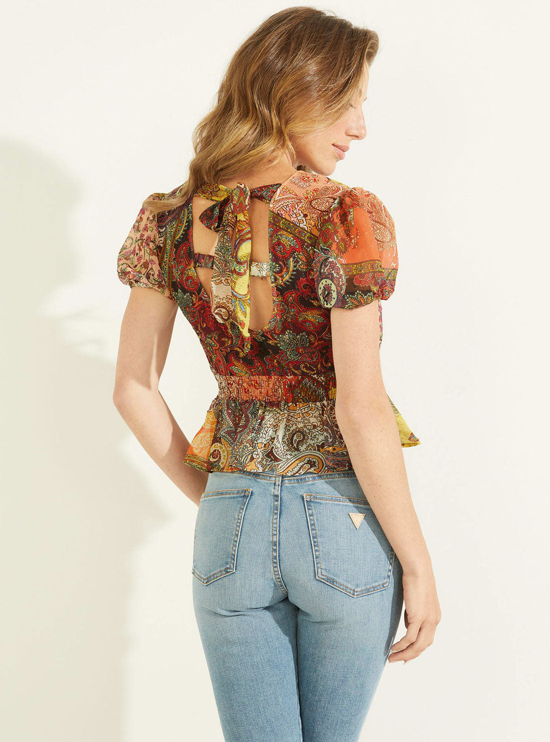 Eco-Friendly Paisley Print Lila Top for Women | Floral Summer Blouse | Casual & Boho Style | Perfect for Beach, Vacation & Everyday Wear