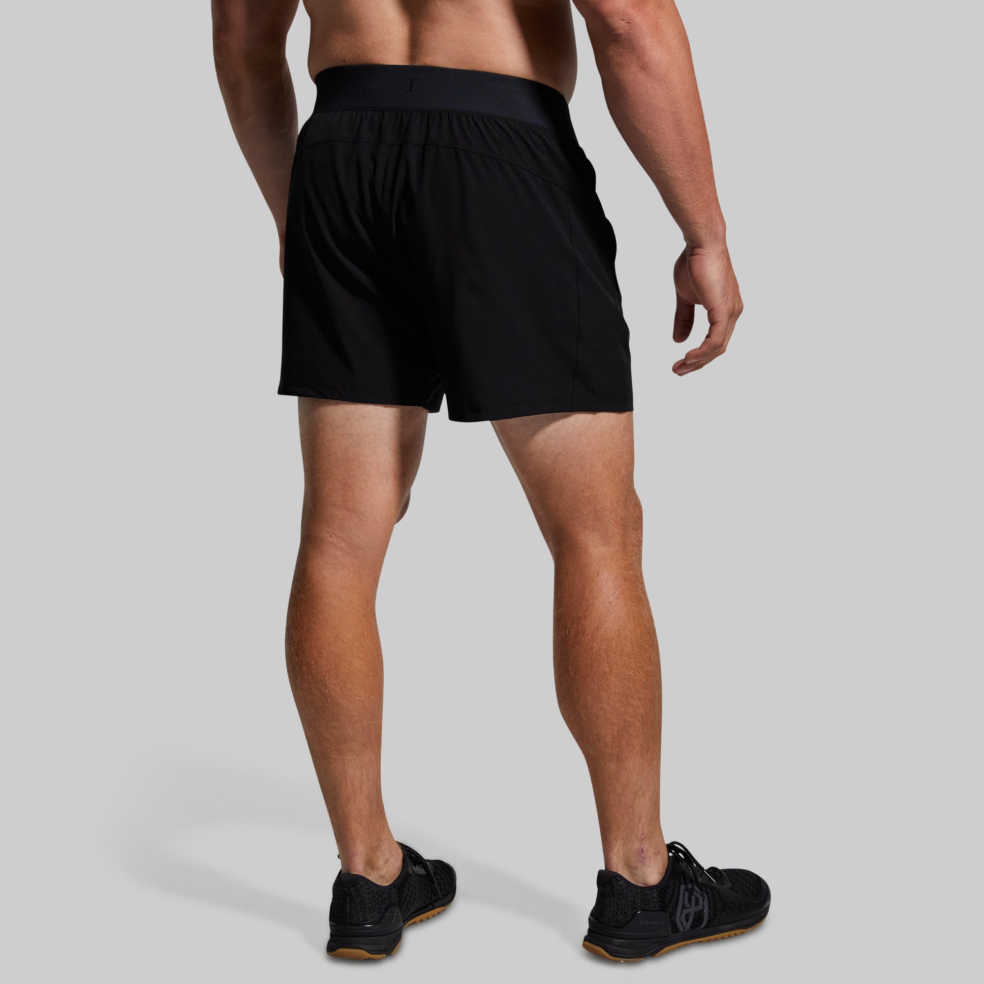 Versatile Men's 5-Inch Shorts - Black | Comfortable & Stylish for Gym, Running, Casual Wear & Outdoor Activities