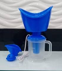 ImegaZ 3-in-1 Steam Vaporizer for Cold & Cough Relief - Nasal Steamer, Inhaler & Nose Vaporizer Machine - Portable Home & Travel Use (Blue) | Perfect for Sinus Congestion, Dry Cough & Allergy Relief