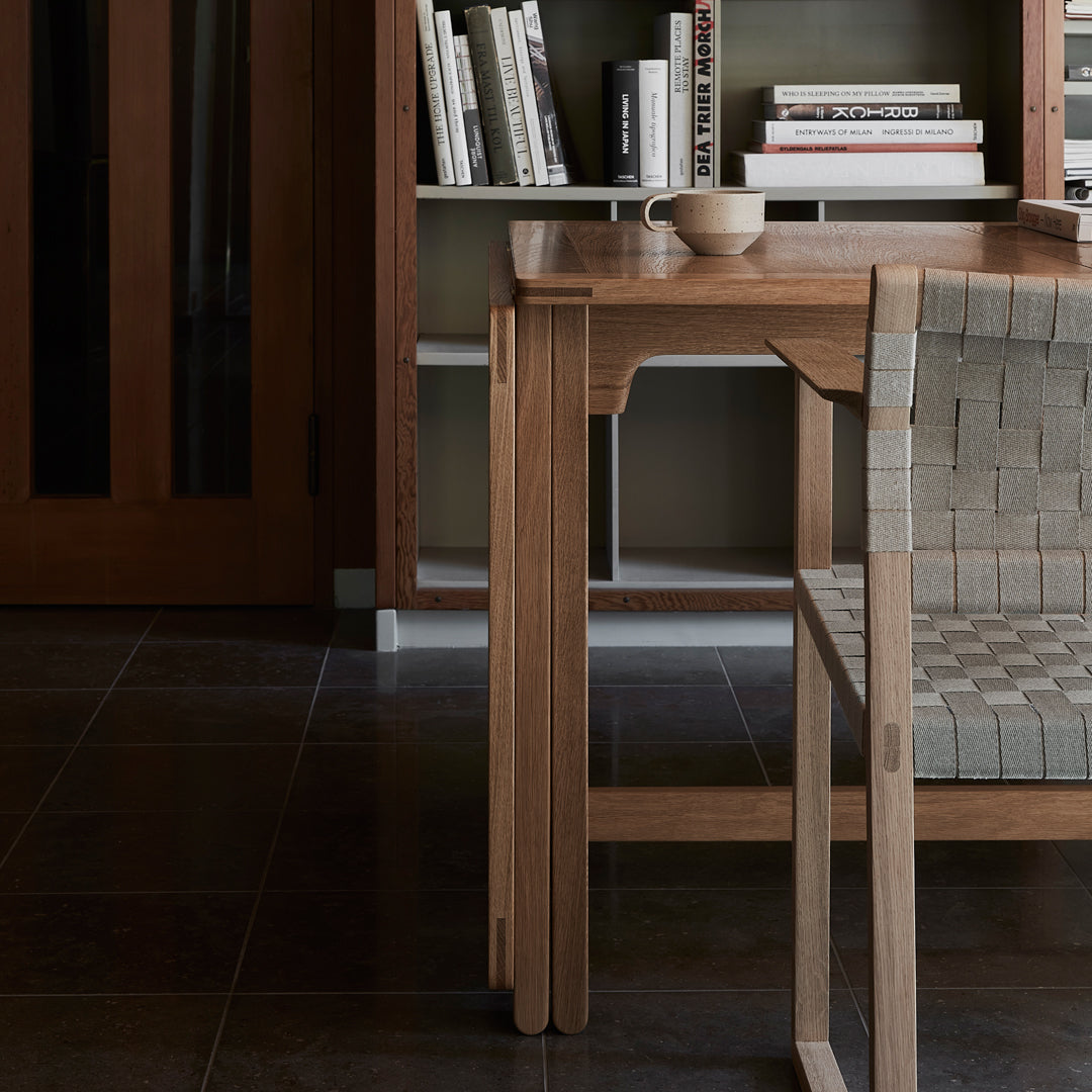 BM61 Modern Accent Chair with Linen Webbing - Stylish Lounge Seating for Living Room, Bedroom or Office
