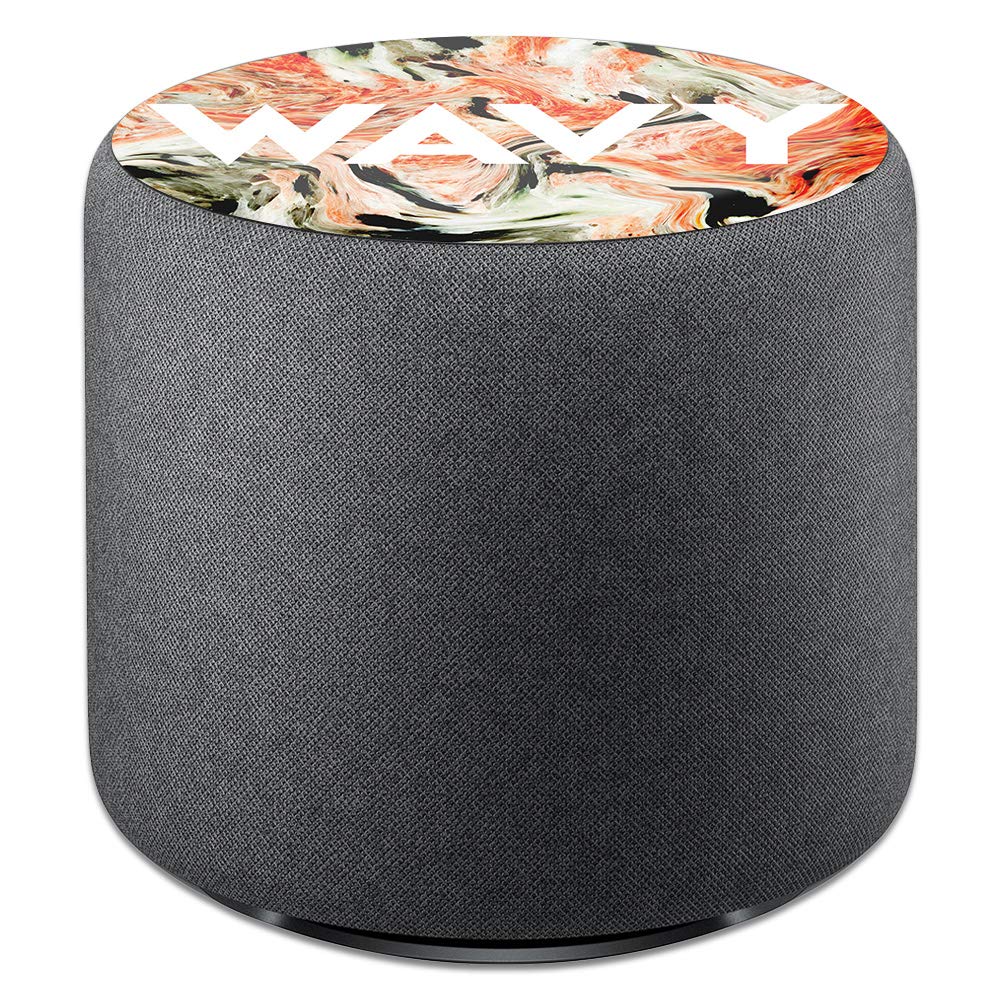 MightySkins Vinyl Decal Wrap Cover for Amazon Echo Sub - Wavy Design | Protective & Durable Skin | Easy to Apply & Remove | Made in USA | Perfect for Home, Office & Gaming Setup Protection