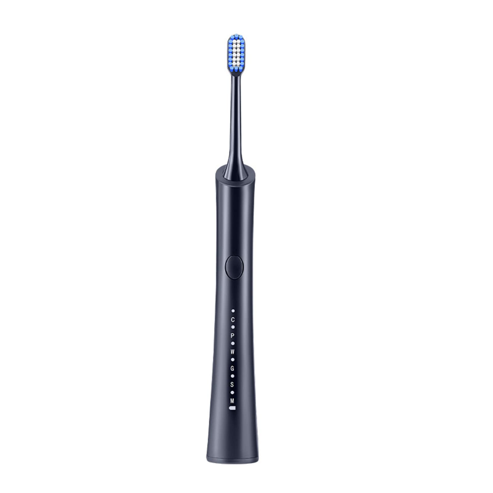 Premium Sonic Electric Toothbrush for Adults - 5 Brush Heads Included, 30-Day Battery Life (8H Charge), 5 Cleaning Modes with Smart Timer - Navy Blue | Perfect for Travel, Home & Daily Oral Care Routine