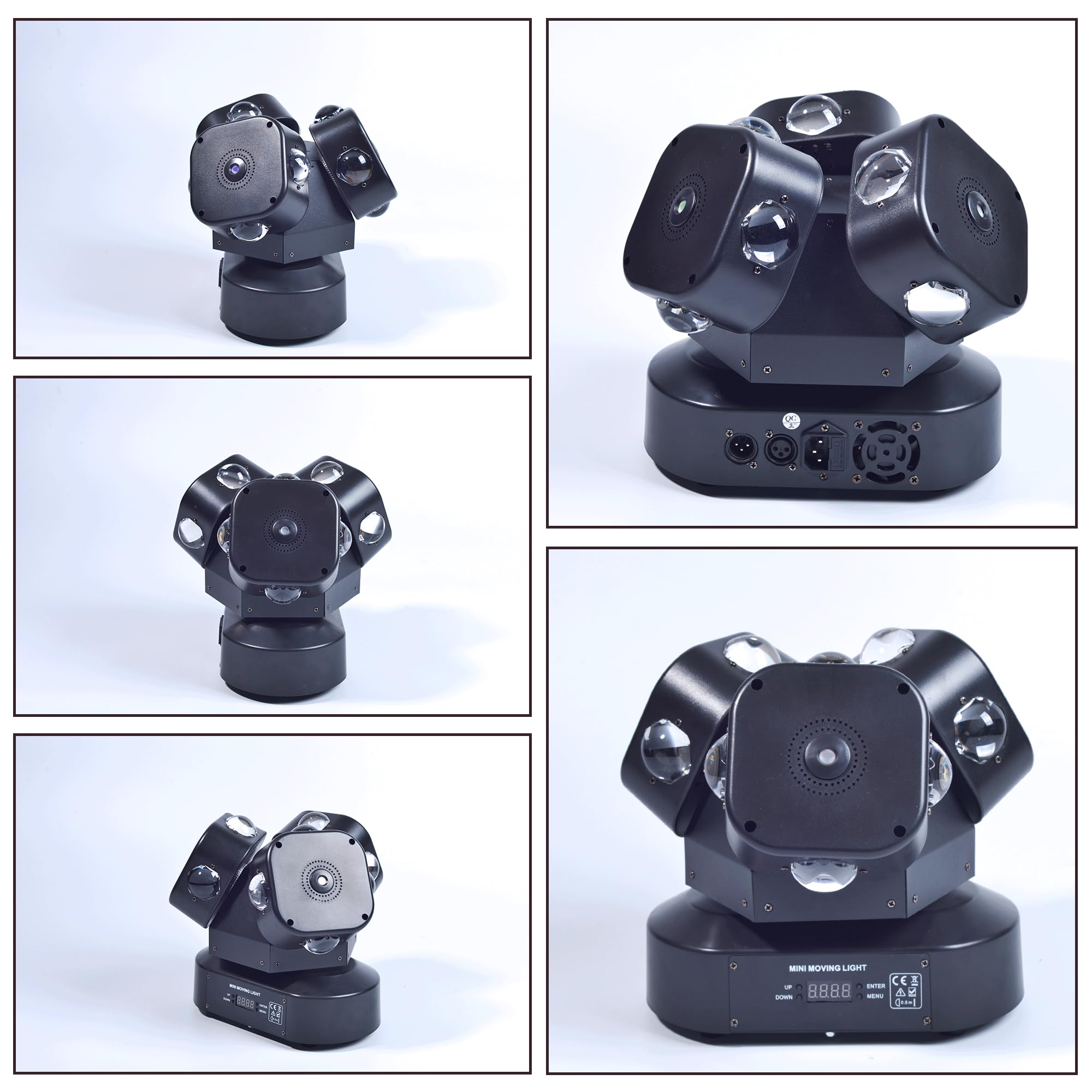 DMX 512 Moving Head DJ Light - 12LED RGBW Strobe Beam Light with Sound Activation | Stage Lighting for DJ Parties, KTV, Disco, Wedding & Concert Events | Perfect for Nightclubs, Festivals and Professional Stage Shows