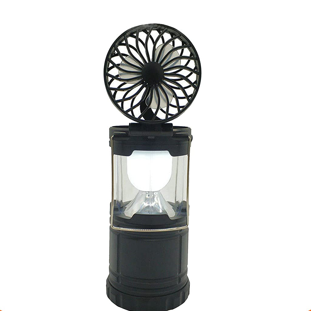 Yeahii 2 in 1 LED Tent Light & Camping Fan - Portable Hanging Lantern for Outdoor, Emergency, Hiking, and Power Outages - Perfect for Tents, Camping Gear, and Home Use During Storms