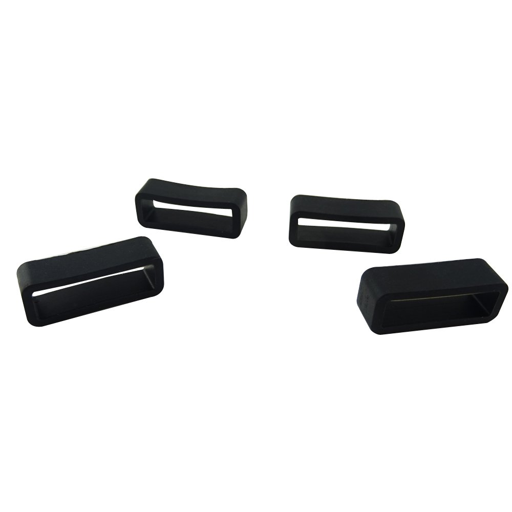 Honbay 22mm Rubber Watch Band 4PCS - Durable Replacement Straps for Sports & Casual Watches