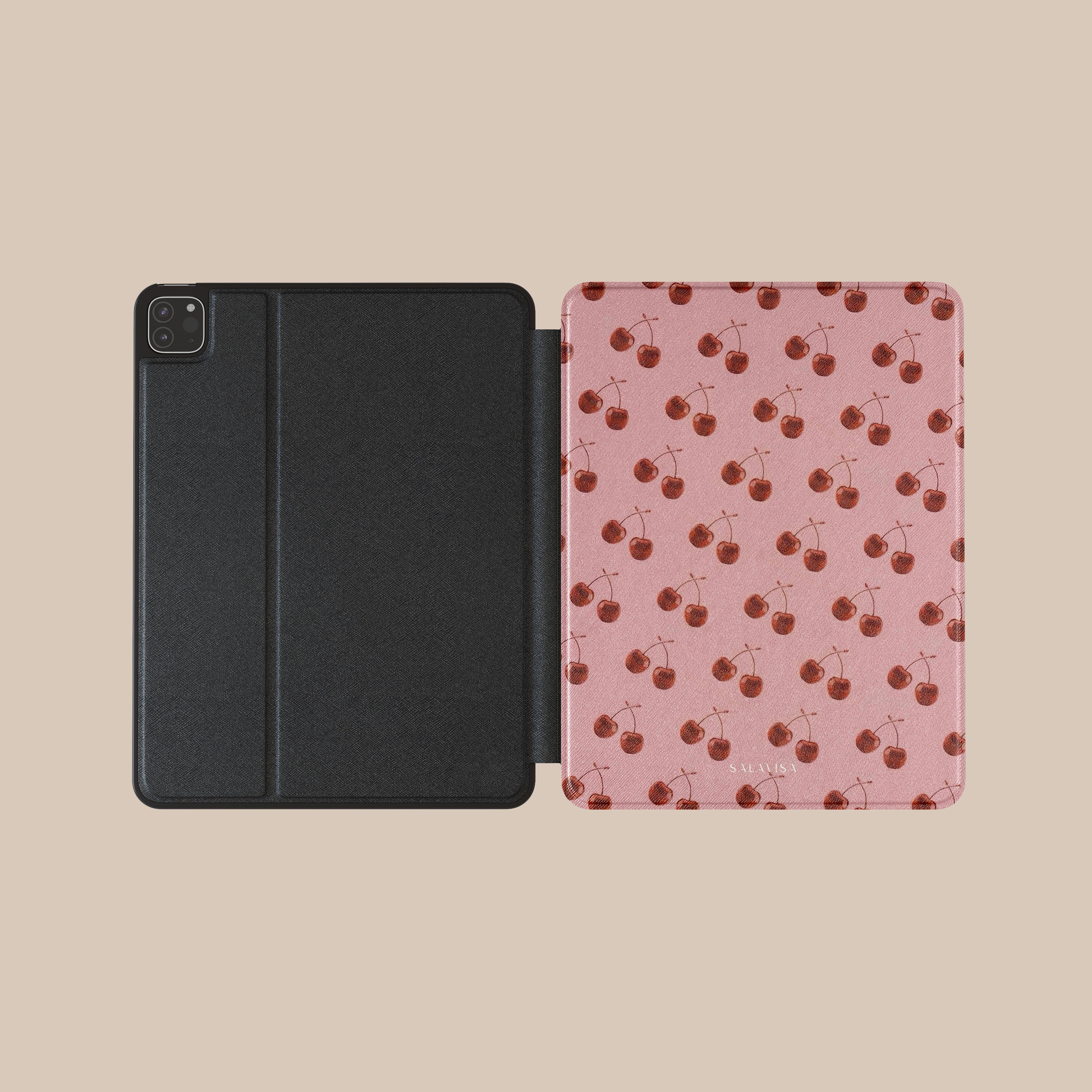 Cherry Bliss iPad Case - Slim Protective Cover for iPad 7th/8th Gen (10.2 Inch) | Lightweight & Durable | Perfect for Work, School & Travel