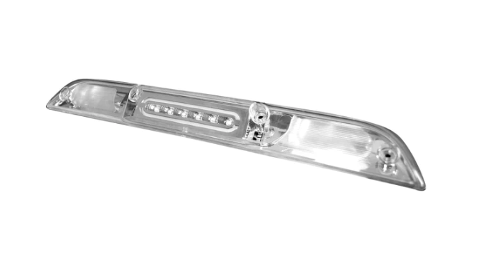 Ford F-150 2015-2020 3rd Brake Light Replacement with CREE XML LEDs - Clear Lens - Not Compatible with OEM Cargo Bed Camera Models - Perfect for Truck Upgrades & Nighttime Safety