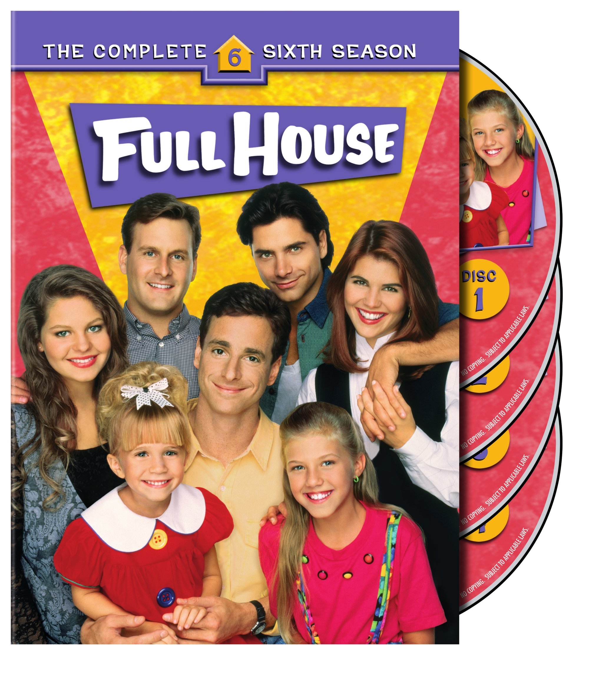 Full House: Season 6 DVD - Classic Family Comedy TV Show Collection for Home Entertainment & Nostalgic Viewing