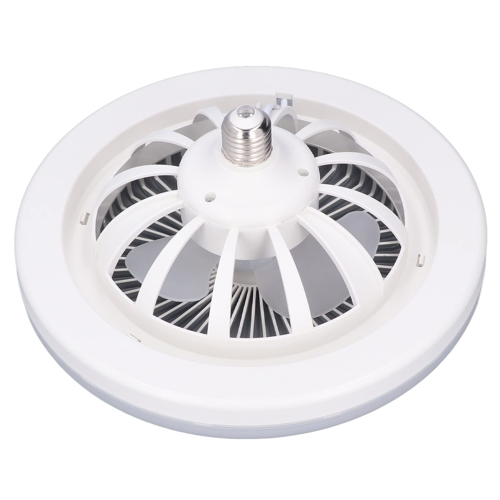 30W Silent LED Ceiling Fan with Dimmable Lights - 3 Speed Settings, 9.8 Inch White Light for Kids Room, Bedroom & Coffee Shops | Energy Efficient Cooling & Ambient Lighting Solution