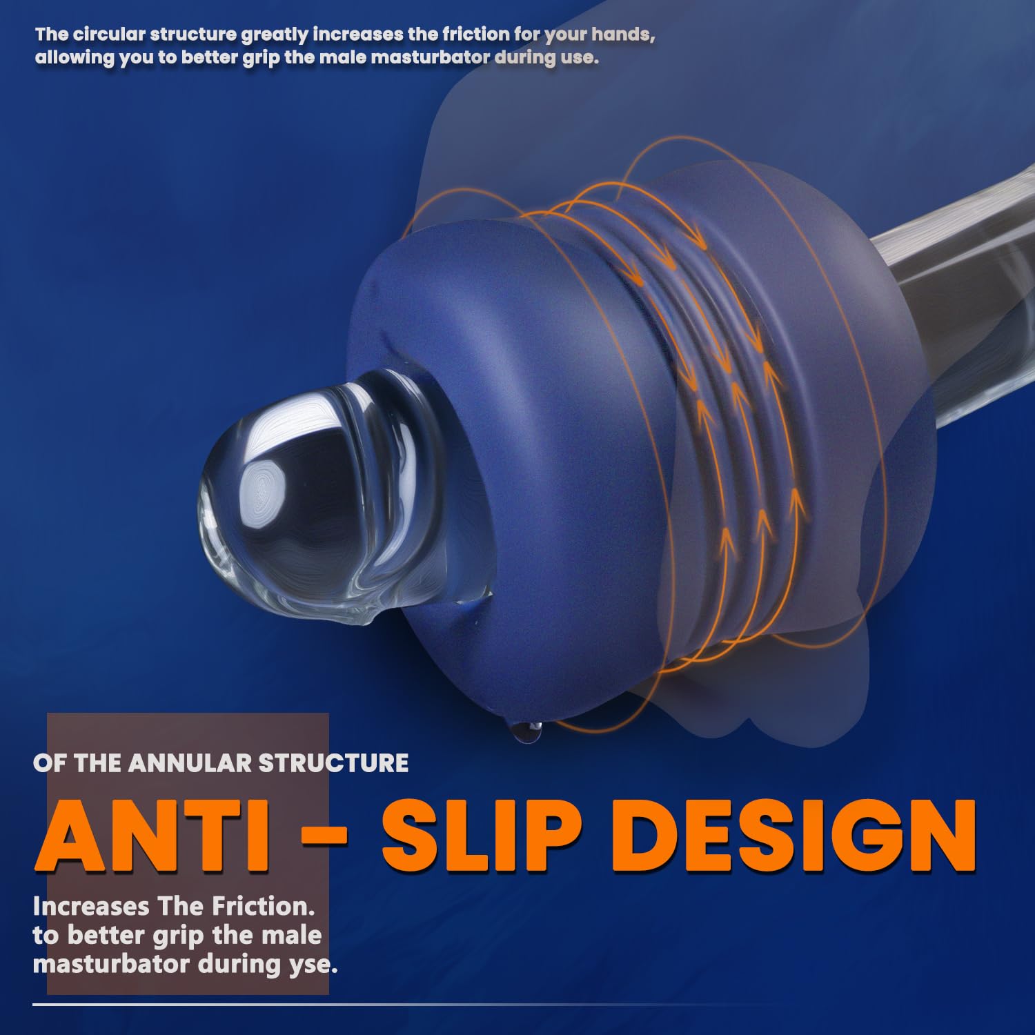 Premium Reusable Male Masturbator Cup - Silicone Penis Sleeve with Realistic Vagina Texture | Adult Sex Toy for Men | Perfect for Solo Play, Couples Fun & Discreet Pleasure