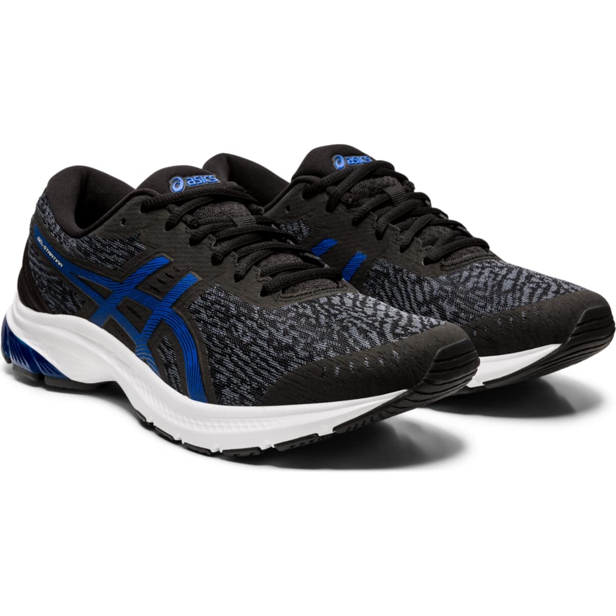 ASICS Men's Gel-Kumo Lyte Running Shoes - Size 8 - Black/Tuna Blue - Lightweight & Breathable for Road Running, Gym Workouts & Daily Wear