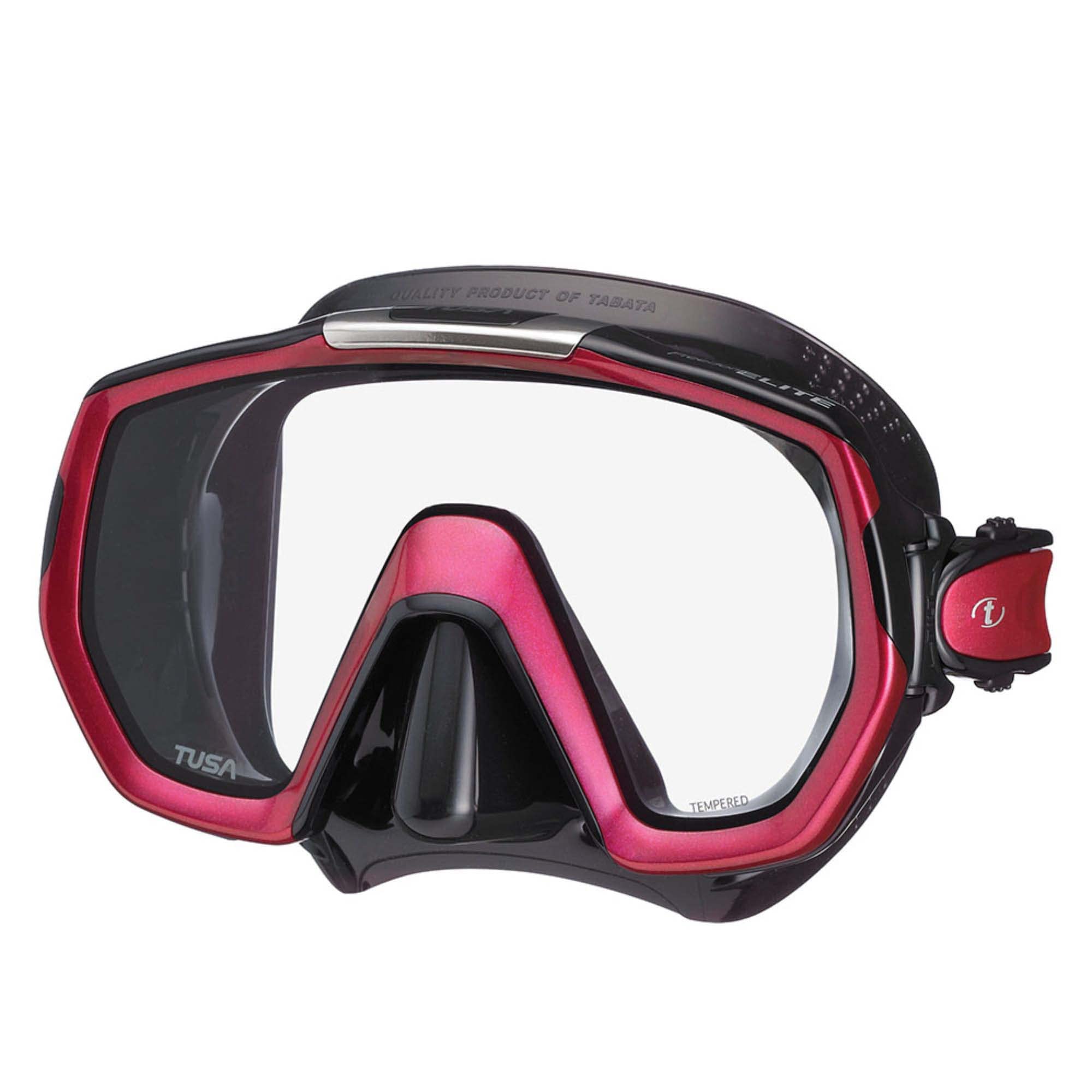 TUSA M-1003 Freedom Elite Scuba Diving Mask - Premium Snorkeling & Scuba Gear for Underwater Exploration - Perfect for Ocean Adventures, Coral Reef Viewing, and Professional Diving