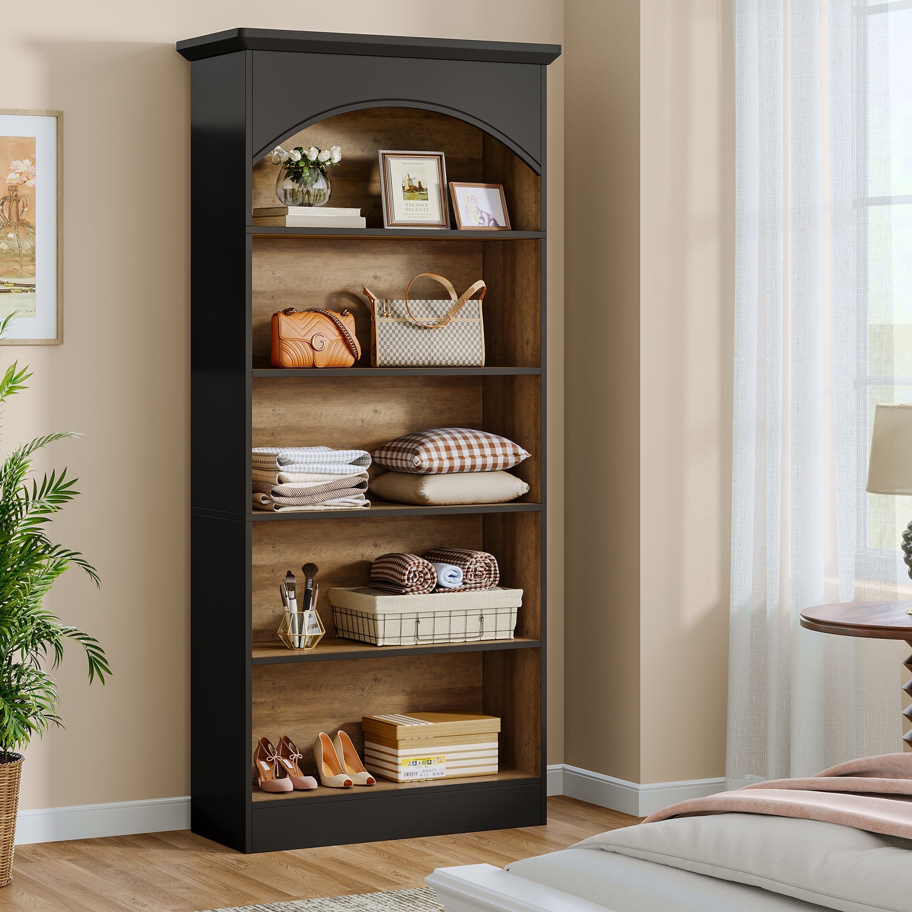 5 Shelf Bookcase, 70.9