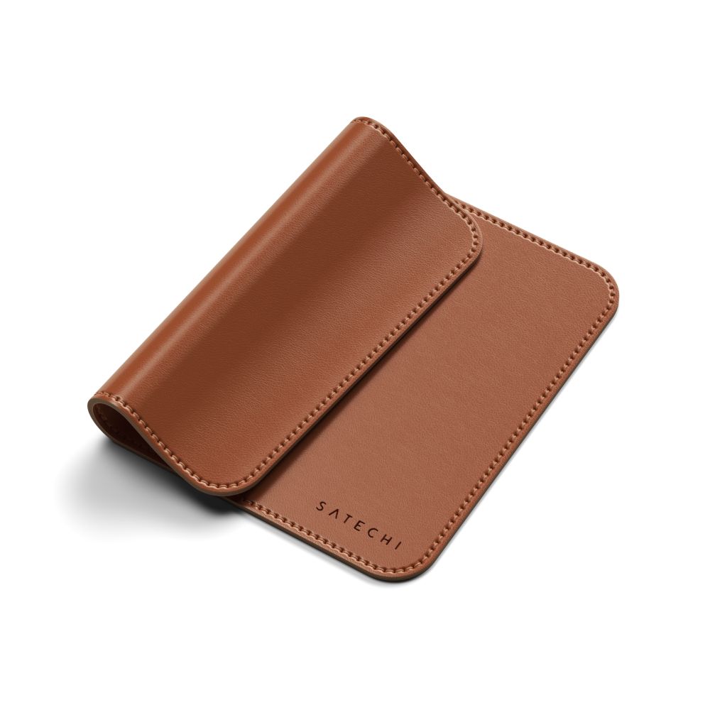 Premium Vegan Leather Mouse Pad - Large, Non-Slip Desk Mat for MacBook, PC & Office Use - Ergonomic Wrist Support for Comfortable Computing & Gaming