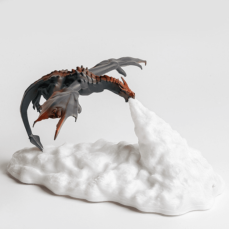 3D Dragon Lamp - Night Light for Kids Room, Home Decor, Fantasy Bedroom Lighting, Perfect for Nursery, Gaming Room & Themed Parties