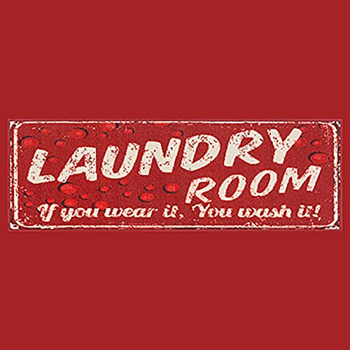 Laundry Red Bubbles