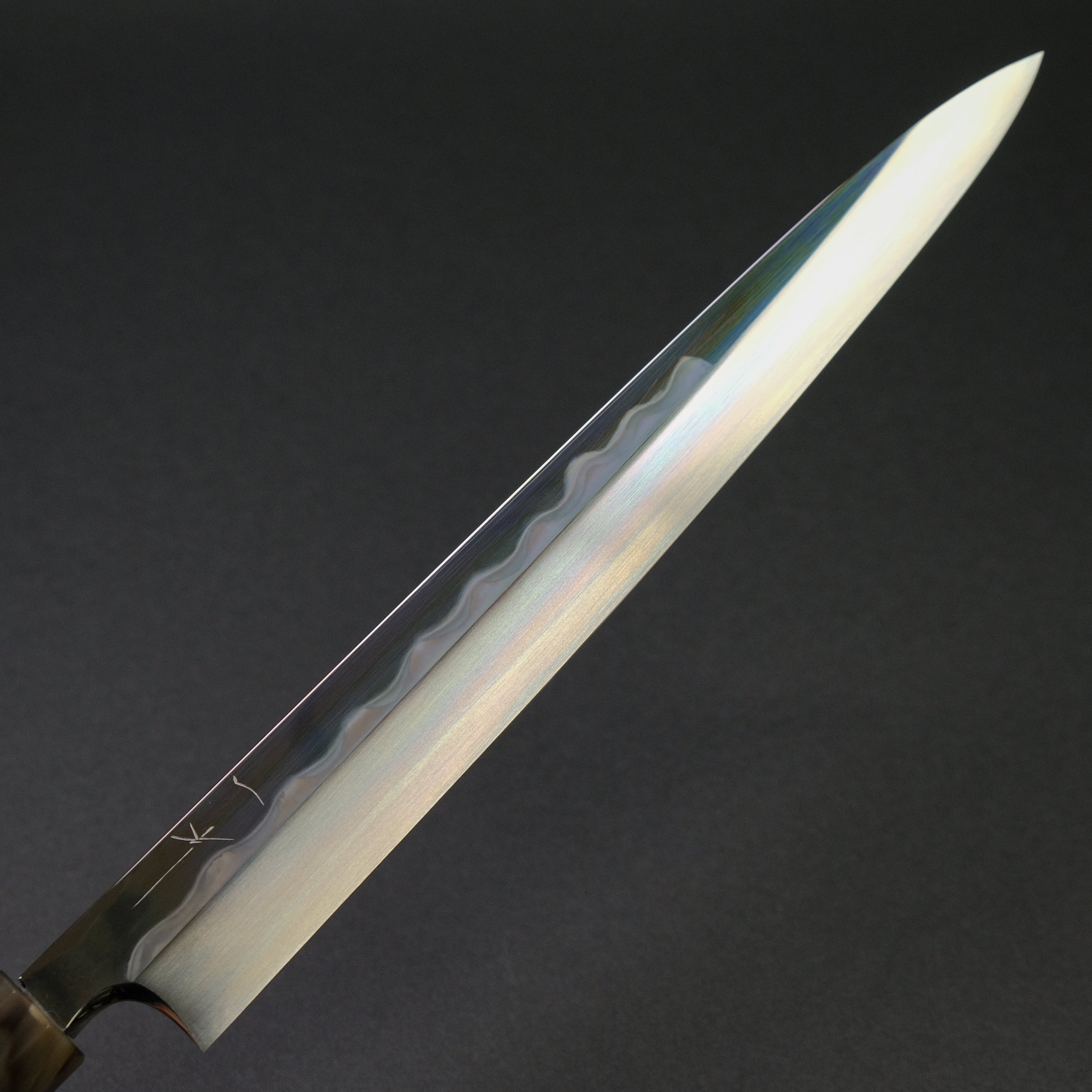 Hitohira Togashi White #1 Mizu Honyaki Yanagiba 300mm Sushi Knife with Taihei Ebony Handle & Saya - Premium Japanese Chef Knife for Sushi, Sashimi & Fine Slicing