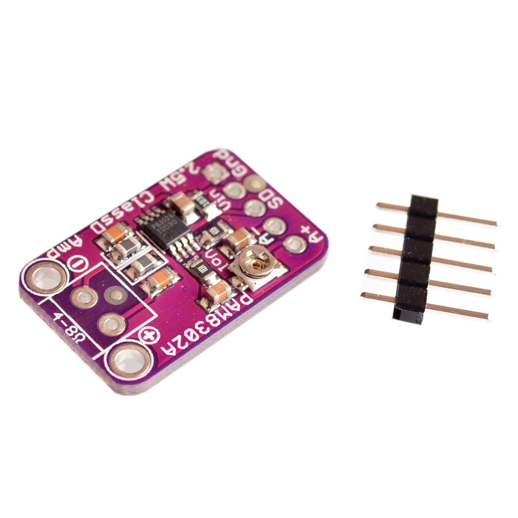 10PCS/LOT PAM8302 Mono 2.5W Class D Audio Amplifier Module - High Efficiency Mini Sound Board for DIY Speakers, Portable Audio Projects, and Electronics Prototyping