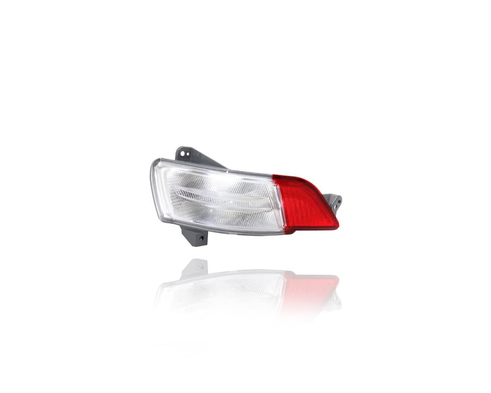 Replacement Back Up Light Assembly for 2016-2018 Honda Pilot - Left Driver Side Rear Bumper - CAPA Certified 34550TG7A02 - Perfect for Night Driving & Parking Safety