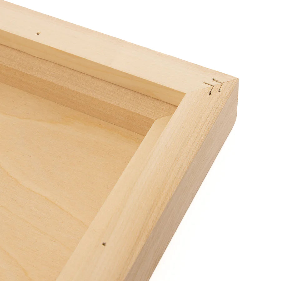 2 in 1 Wooden Floating Shelf - 1.5 Inch Thick Wall Mounted Display Shelf for Bathroom, Kitchen & Living Room Decor