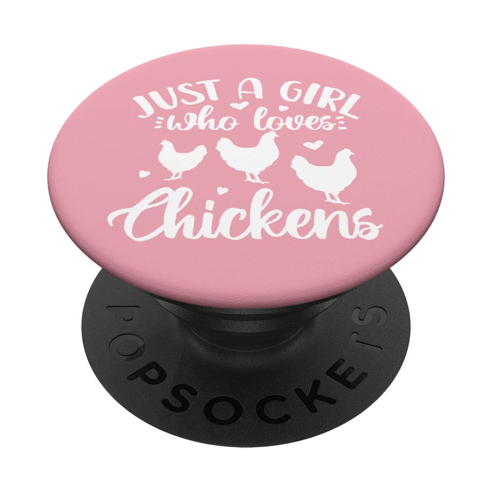 Funny Chicken Lover PopSockets PopGrip - Swappable Phone Grip for iPhone, Samsung & Tablets | Cute Hen Design Gift for Women & Girls | Perfect for Farmers, Animal Lovers & Country Life