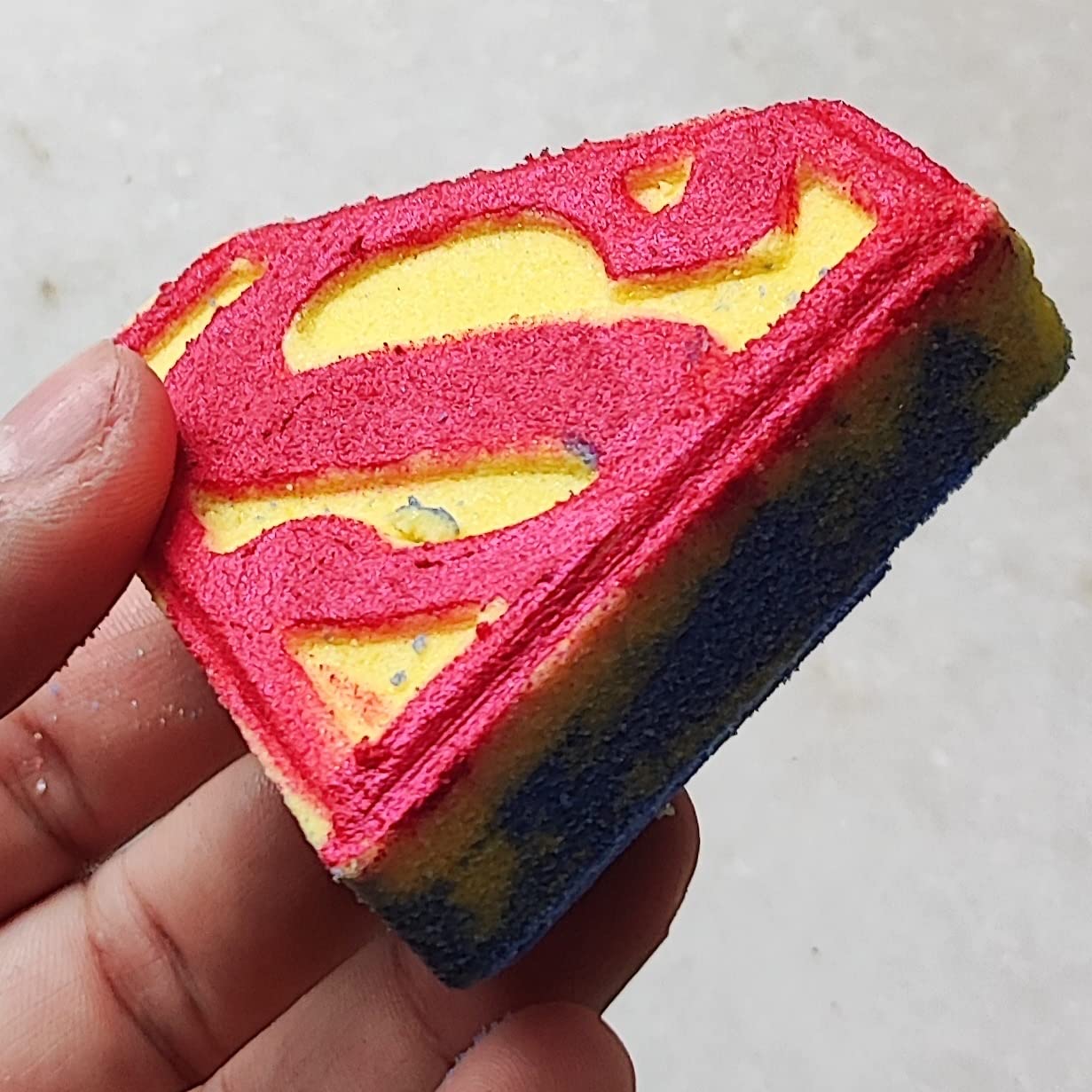 Superhero Shaped Bath Bomb for Kids - Fun & Safe Bath Time, Birthday Party Favors, Christmas Gifts & Return Gifts - Perfect for Superhero Themed Parties & Relaxing Baths