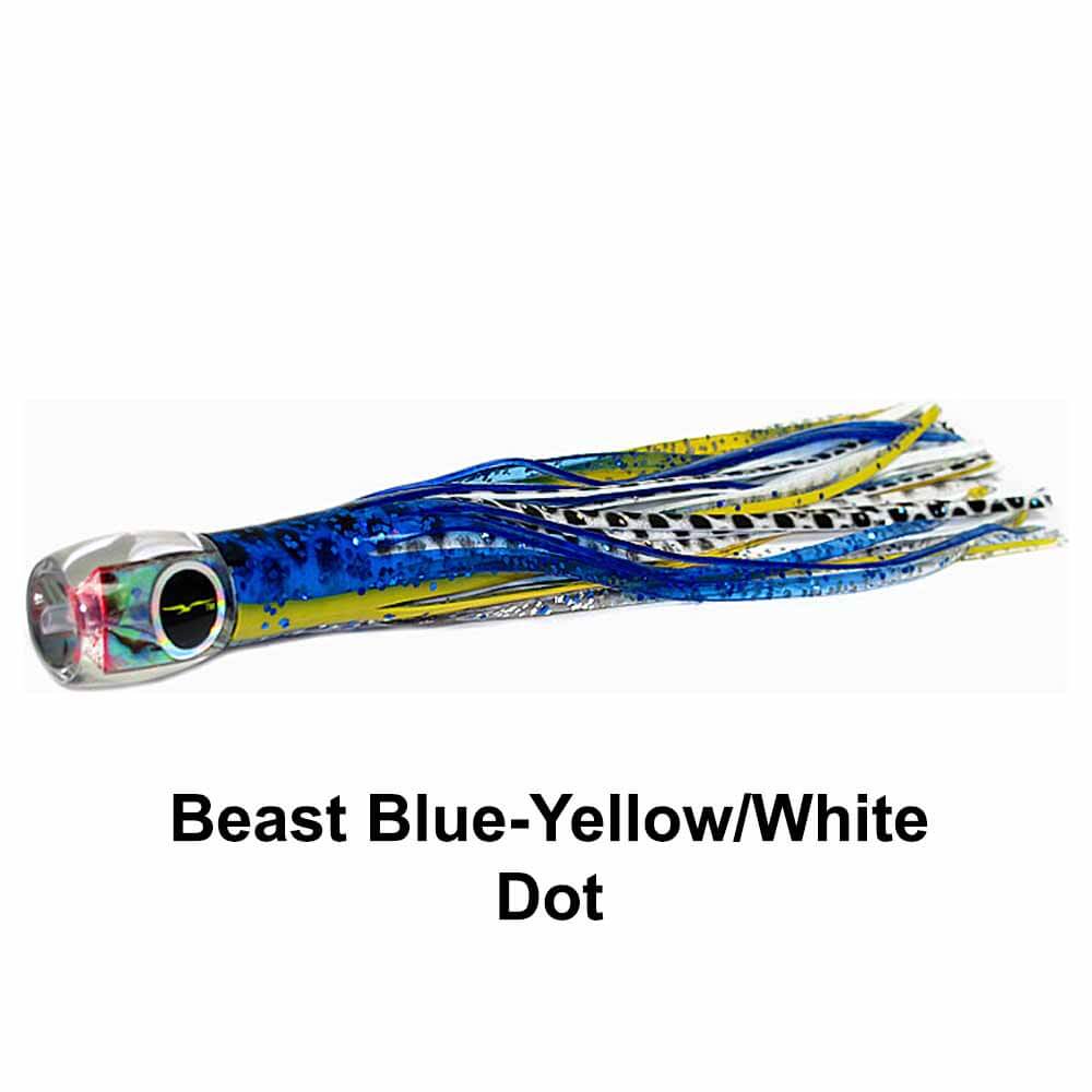 Black Bart Beast Trolling Lure - Premium Saltwater Fishing Lure for Tuna, Marlin & Wahoo - Perfect for Offshore Deep Sea Fishing Adventures