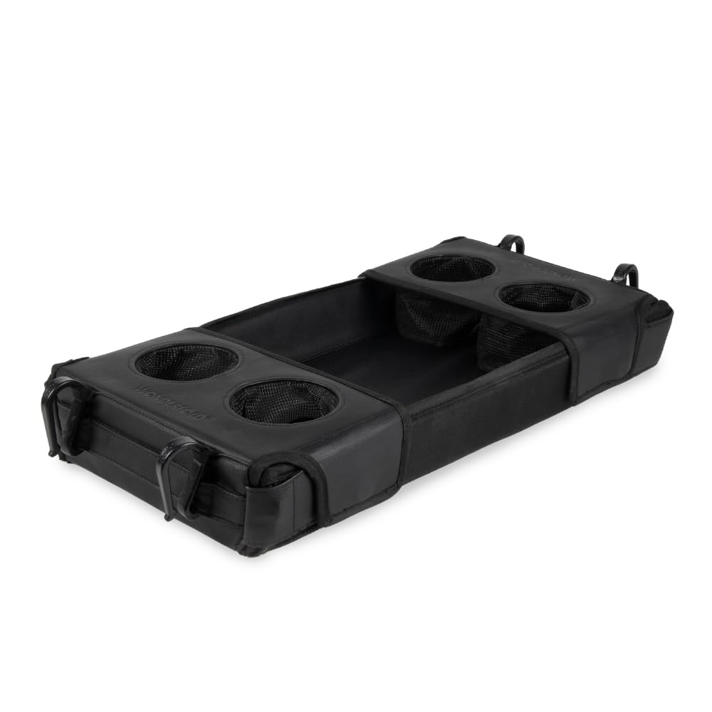 WONDERFOLD Flex Snack Tray for W4 Stroller Wagon - Convertible Cup Holders & Adjustable Sidewalls | Space-Saving Design | Easy Installation & Cleaning | Perfect for Outdoor Adventures, Park Visits & Family Outings