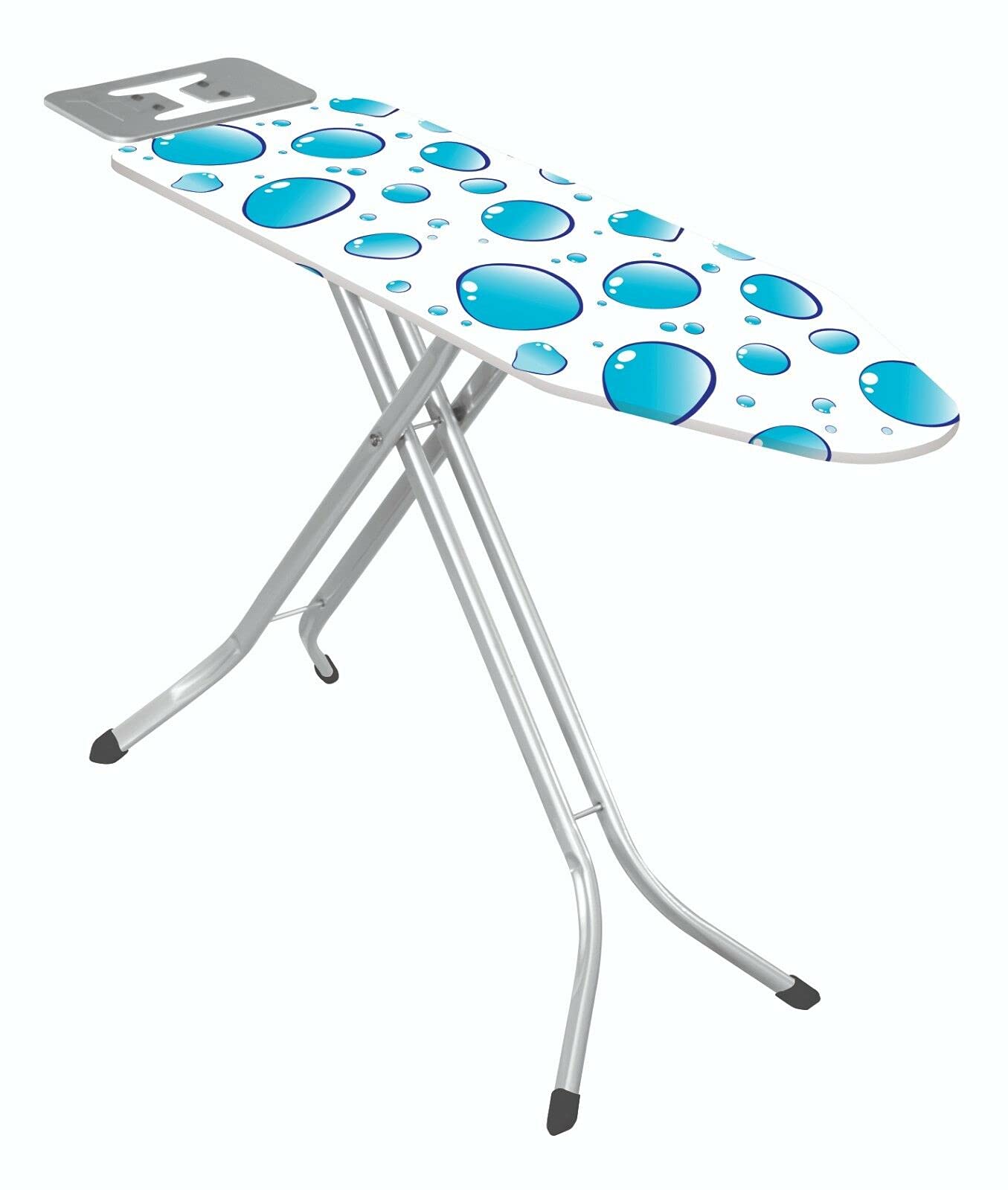 47 Inch Extra Wide Ironing Board with Built-in Iron Rest - Durable & Stable Steam Ironing Board Made in Turkey - Perfect for Home Laundry, Sewing & Garment Care